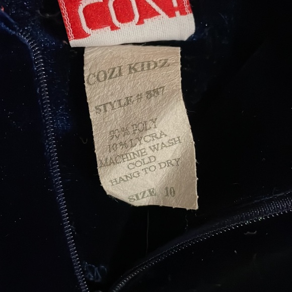 Cozi Kidz Velvet Robe - Picture 4 of 4